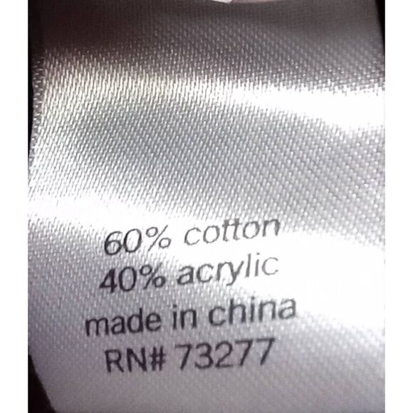 Sonoma dark red patterned knit sweater size medium - Picture 5 of 5